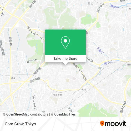 Core-Grow map
