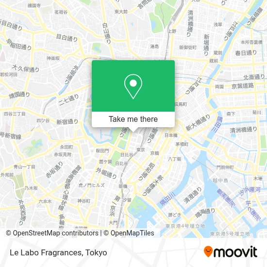 Le Labo Fragrances map