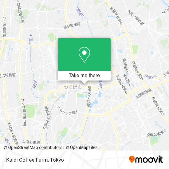 Kaldi Coffee Farm map