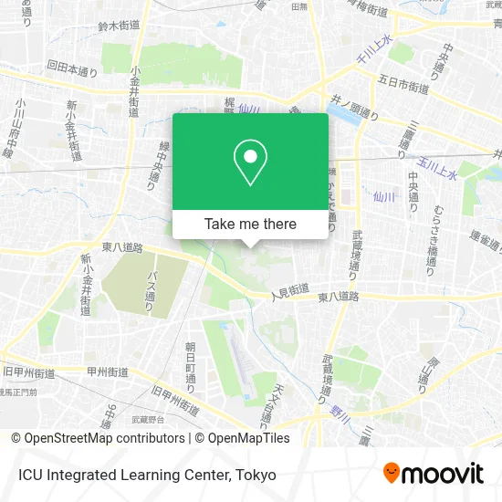 ICU Integrated Learning Center map