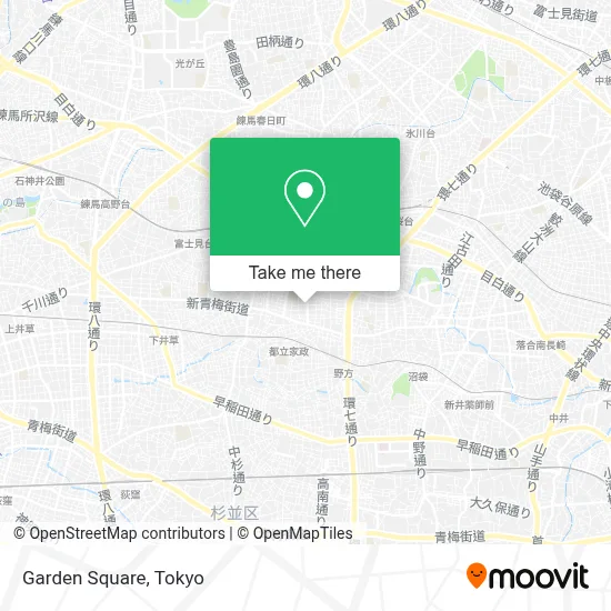 Garden Square map