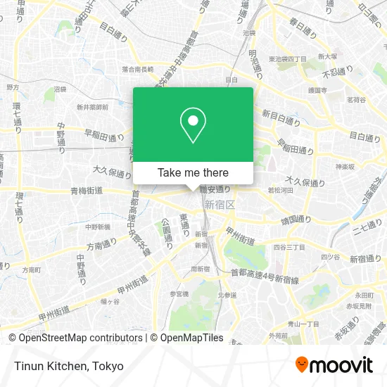 Tinun Kitchen map