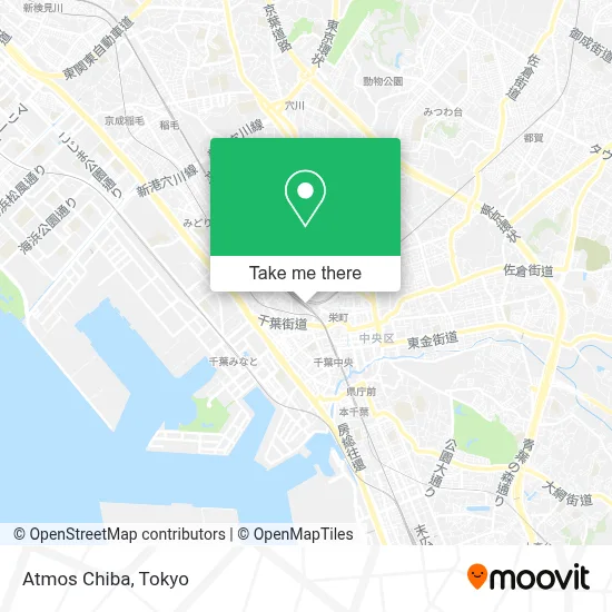 Atmos Chiba map