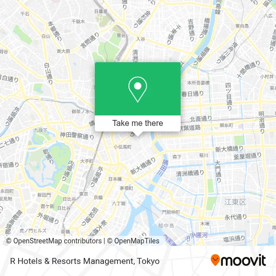 R Hotels & Resorts Management map