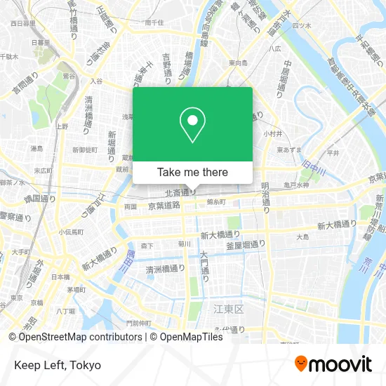 Keep Left map