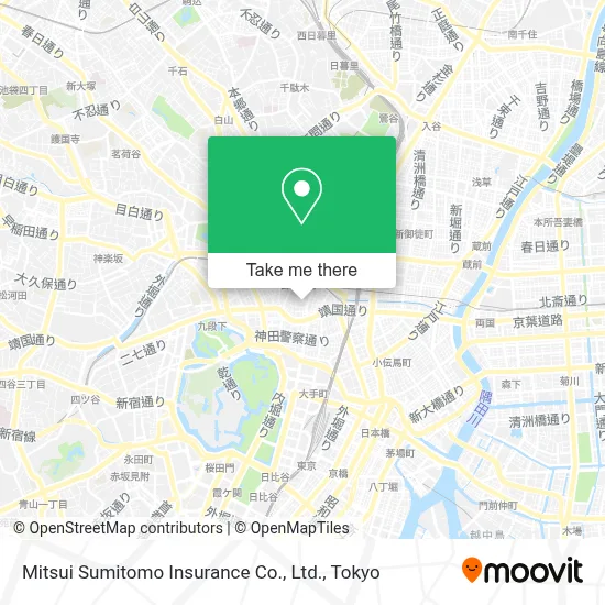 Mitsui Sumitomo Insurance Co., Ltd. map