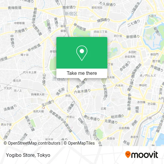 Yogibo Store map