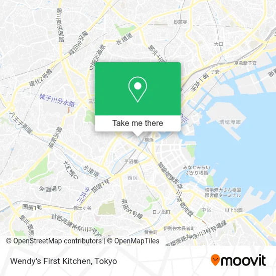 Wendy's First Kitchen map