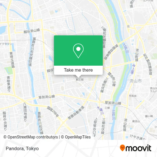 Pandora map