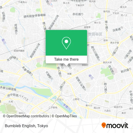 Bumbleb English map