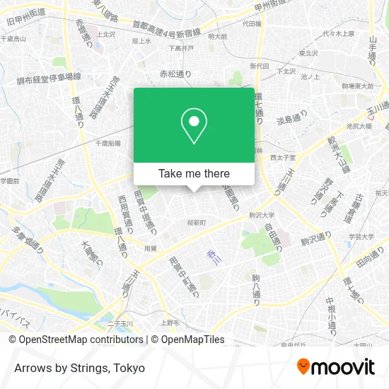 Arrows by Strings map