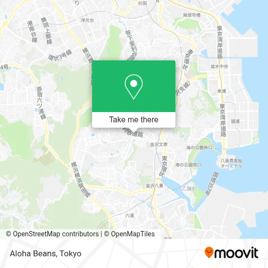 Aloha Beans map