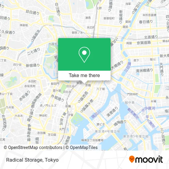 Radical Storage map