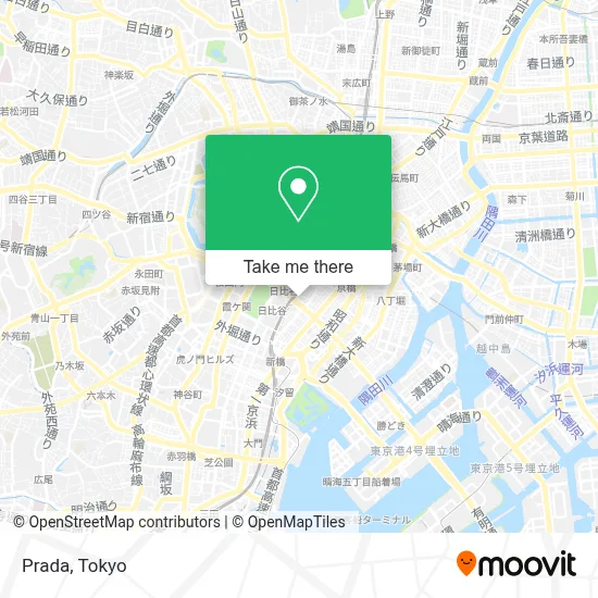 Prada map