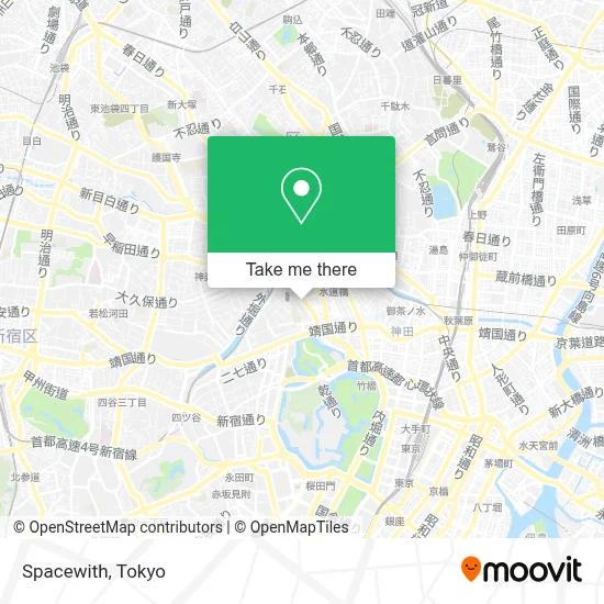 Spacewith map