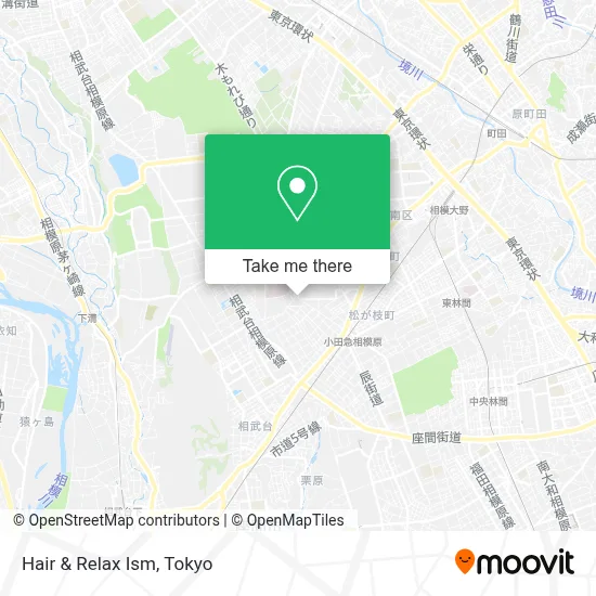 Hair & Relax Ism map