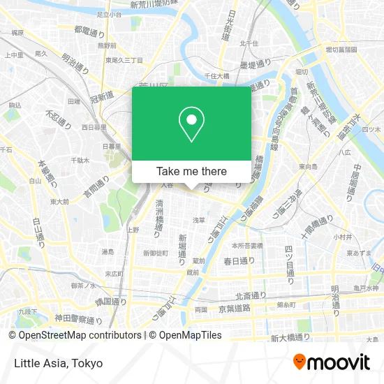 Little Asia map