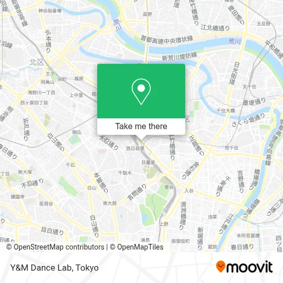 Y&M Dance Lab map