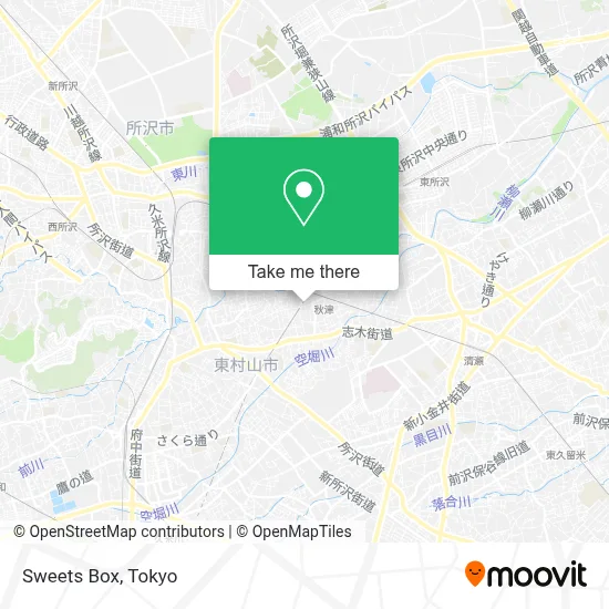 Sweets Box map