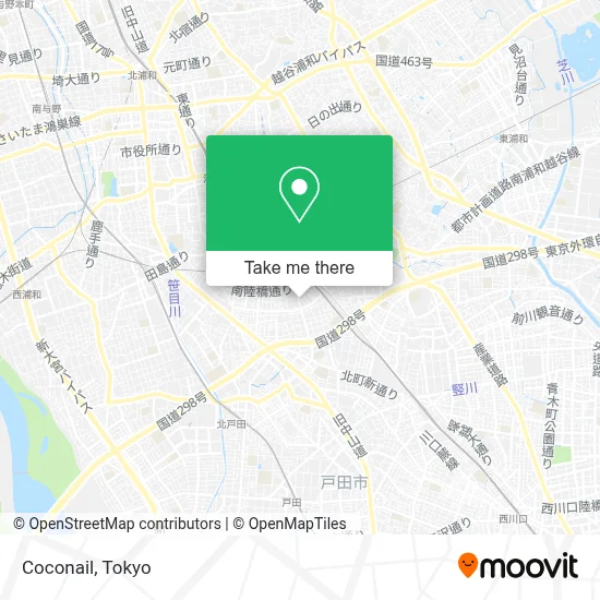 Coconail map