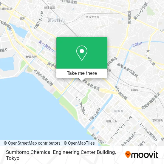 Sumitomo Chemical Engineering Center Building map