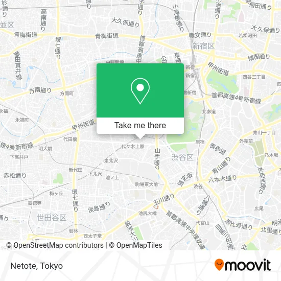 Netote map