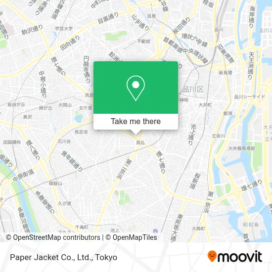 Paper Jacket Co., Ltd. map