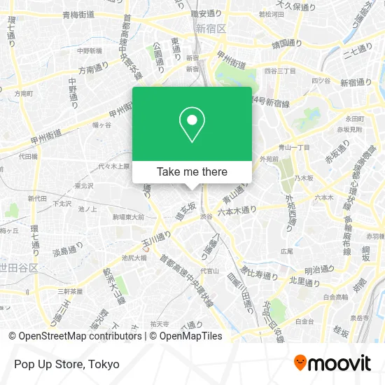 Pop Up Store map