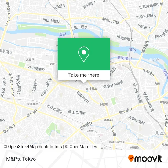 M&Ps map