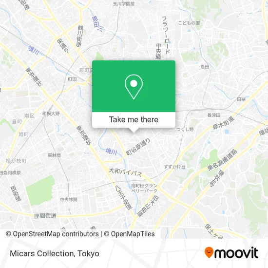 Micars Collection map