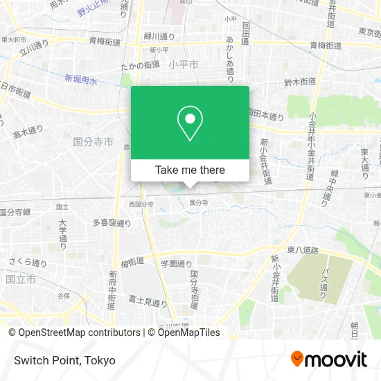 Switch Point map