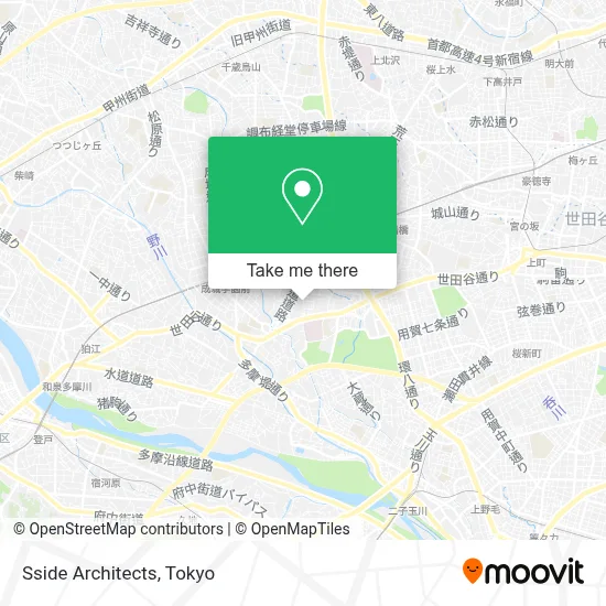 Sside Architects map