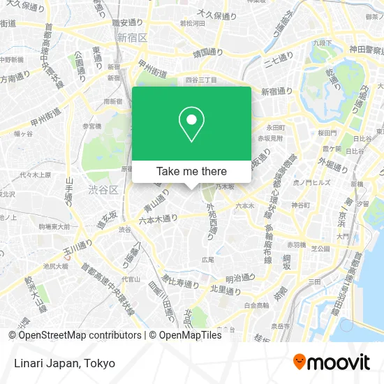 Linari Japan map