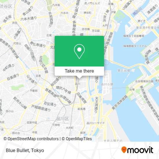 Blue Bullet map