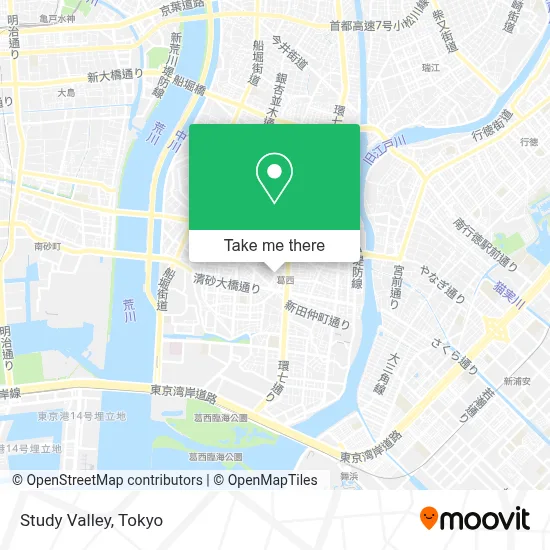 Study Valley map