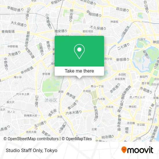 Studio Staff Only map