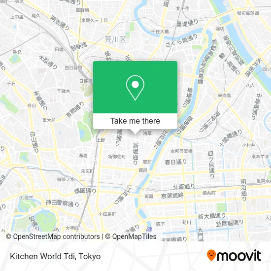 Kitchen World Tdi map