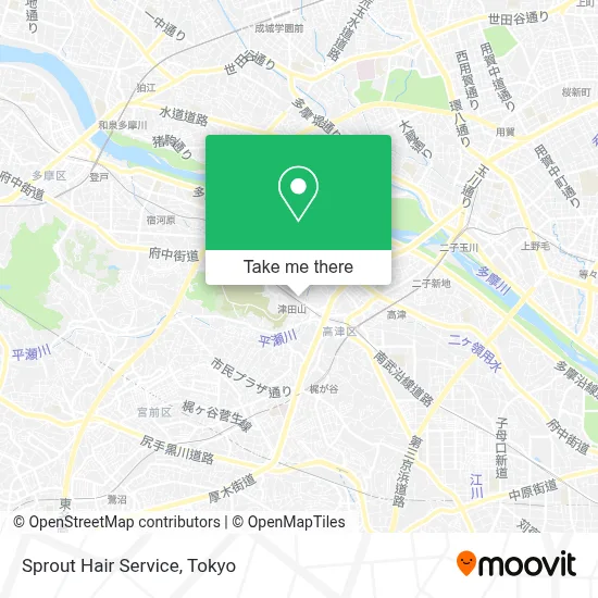 Sprout Hair Service map