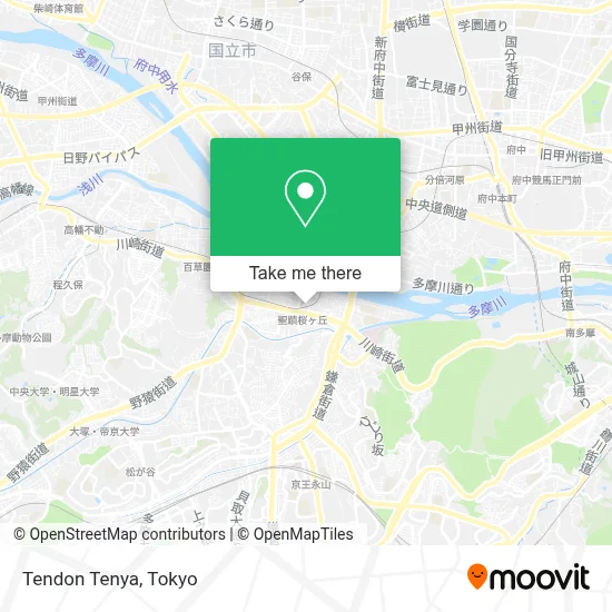 Tendon Tenya map