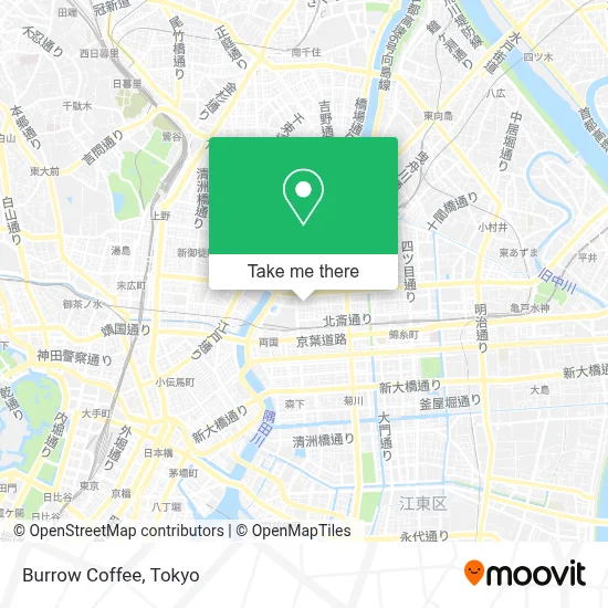 Burrow Coffee map
