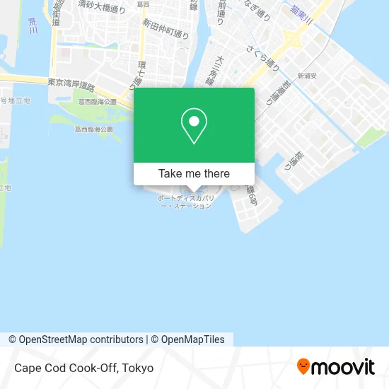 Cape Cod Cook-Off map