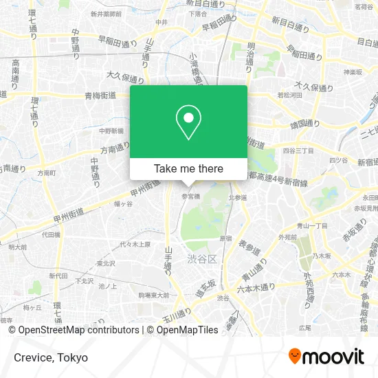 Crevice map