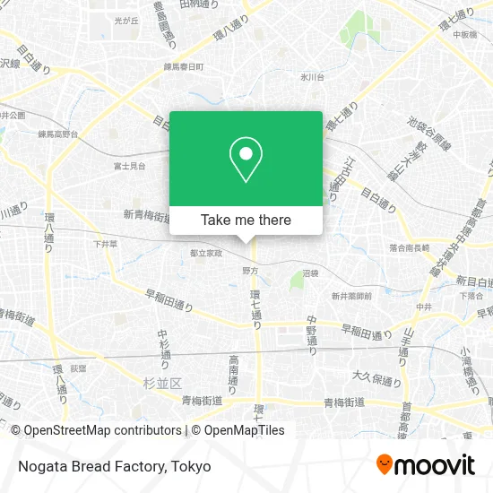 Nogata Bread Factory map
