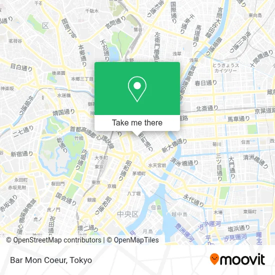 Bar Mon Coeur map