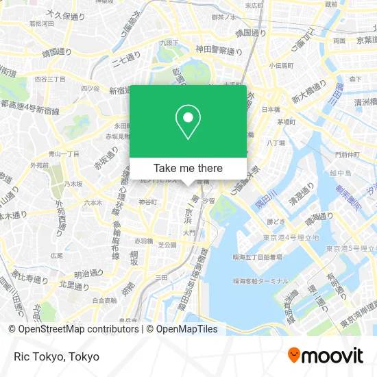 Ric Tokyo map