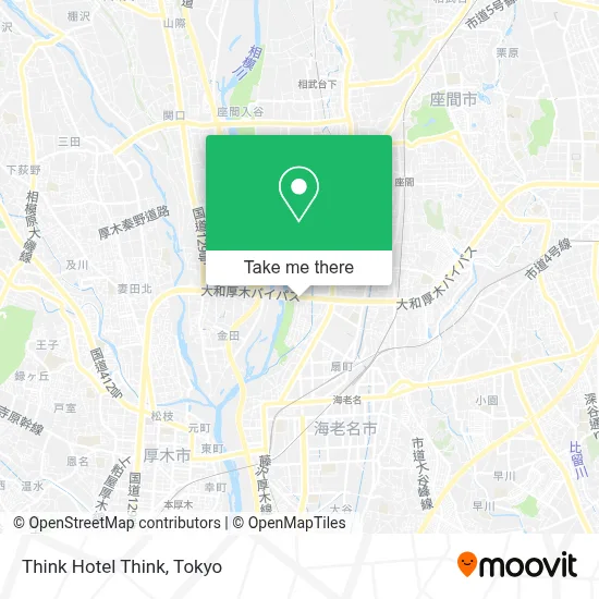 Think Hotel Think map