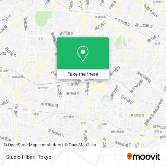 Studio Hibari map