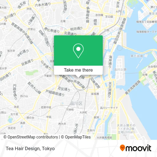 Tea Hair Design map