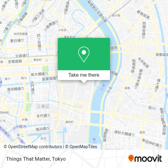Things That Matter map