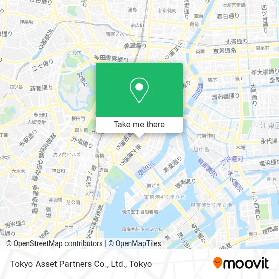 Tokyo Asset Partners Co., Ltd. map